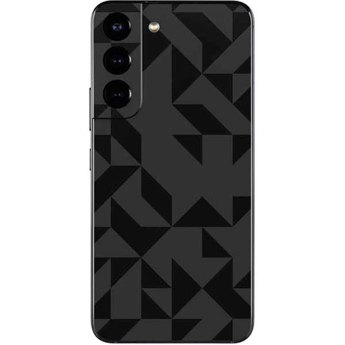 Black Geometric Galaxy S22 Skin